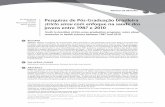 Pesquisas de Pós-Graduação brasileira stricto sensu com ... · 163 ARTIGO DE REVISÃO Adolescência & Saúde Adolesc. Saude, Rio de Janeiro, v. 14, n. 2, p. 163-175, abr/jun 2017