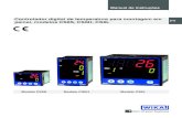 Controlador digital de temperatura para montagem em painel, … · 2018-03-20 · Controlador digital de temperatura para montagem em painel, modelos CS6S, CS6H, CS6L Modelo CS6S