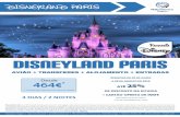 DISNEYLAND PARIS · 2019-07-11 · no momento da reserva); 3 dias de entradas nos parques Disneyland e Walt Disney Studios; transporte em navette regular Vea aeroporto/hotel/aeroporto