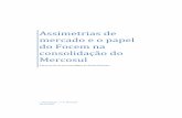 Assimetrias de mercado e o papel do Focem na consolidação ... · Uruguai 6.247,5 3,2% 5.971,4 2,8% - 480,9 - 3,0% Fonte: CEPAL, Caderno estatístico nº 37 (1950–2008) & dedução