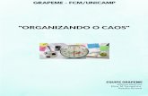 Organizando o caos - Unicamp€¦ · " OR G AN IZAN DO O CAOS" Dicas de organização do tempo e planejamento 1- Planejar a semana com a utilização de uma agenda, planilha ou planner;