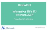 Direito Civil Informativos STF e STJ (setembro/2017) · TEMA: Ação de inventário. Arrolamento de bens. Distinção de regime sucessório entre cônjuges e companheiros. Impossibilidade.