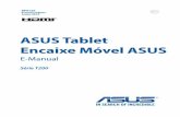 ASUS Tablet Encaixe Móvel ASUSdlcdnet.asus.com/pub/ASUS/nb/T200TA/0416_BP9159_A.pdf · Primeira Edição Junho 2014 BP9159 ASUS Tablet Encaixe Móvel ASUS E-Manual Série T200