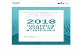 2018 - agits.unifesp.br · do Relatório Anual de Atividades referente ao ano de 2018. Este documento versa sobre uma descrição detalhada do amplo esforço em consolidar e sistematizar