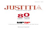 Publicada desde 1939 80 - Revista Justitia · 2020-04-15 · Publicada pela Procuradoria-Geral de Justiça em convênio com a Associação Paulista do Ministério Público ISSN 0101-949X