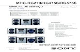 MHC-RG270 RG475S RG575S(BR) - Electronica PT MHC-RG270/RG475S/RG575S Brazilian Model Ver. 1.8 12.2006