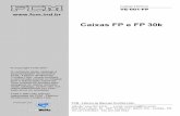 Caixas FP e FP 30k - Roncoli | Rolamentos e Retentoresroncoli.com.br/uploads/catalogos/caixasFPFP30k.pdf · nação da caixa o sufixo L para a execução livre e B para a execução