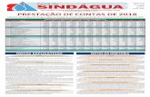 PRESTAÇÃO DE CONTAS DE 2018sindaguadf.org.br/wp-content/uploads/Sindágua-Jornal-Ed... · 2019-10-31 · PRESTAÇÃO DE CONTAS DE 2018 A diretoria do Sindágua-DF divulga a seguir