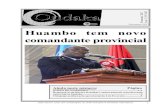 Fevereiro-2017 Huambo tem novo comandante provincial · Huambo tem novo comandante provincial Ainda neste número: Página Notícias das comunidades-----3-4 Responsável da fábrica