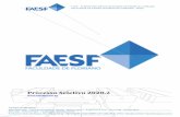  · O Concurso Vestibular Tradicional / FAESF 2020.2– será em prova única, entretanto a FAESF se reserva ao direito de realizar novas provas em momentos posteriores visando a