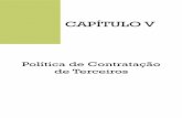 CAPÍTULO V - Pernambuco€¦ · CAPÍTULO V. Estabelecer as diretrizes e os procedimentos para avaliar os fornecedores e prestadores de serviços de Suape com a finalidade de evitar