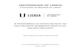 UNIVERSIDADE DE LISBOArepositorio.ul.pt/bitstream/10451/23496/1/11008_Tese.pdf · 2018-09-14 · Página 2 / 200 UNIVERSIDADE DE LISBOA FACULDADE DE MEDICINA DE LISBOA A TRANSFERÊNCIA