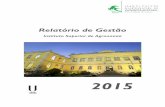 Relatório de Gestão 2015 - Instituto Superior de Agronomia · 2017-08-29 · de redução remuneratória no período compreendido entre 29 de maio e 19 de setembro de 2014. Todas