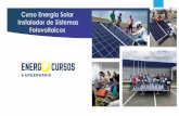 Curso Energia Solar Instalador de Sistemas Fotovoltaicos · Curso Energia Solar Instalador de Sistemas Fotovoltaicos Curso com aulas práticas e teóricas. Material Didático Exclusivo.