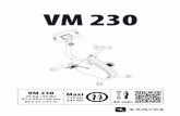 Homepage-BR | decathlonsav - VM230 BOOK · PDF file 2017-06-28 · Nas bicicletas, cada rotação do pedal corresponde a uma distância de 4 metros, nas bicicletas elípticas, 2 movimentos