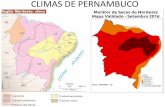 CLIMAS DE PERNAMBUCO - biosaprova.com.br DE PERNAMB… · CLIMAS PERNAMBUCANOS Dois tipos climáticos caracterizamo estado:-O clima As', tropical, com chuvas de outono-inverno, domina