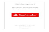 Cash Management - Santander...em que devam ocorrer os pagamentos, será considerada pelo BANCO, o primeiro dia útil subsequente à data originalmente programada. Para os tributos