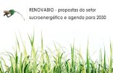 RENOVABIO - propostas do setor sucroenergético e agenda ... · RENOVABIO –Agenda 2030 Benefícios estimados para 2030 com a ampliação do etanol e o atendimento das metas da NDC
