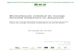 Normatização estadual do manejo florestal madeireiro no ... · Estudo de Impacto Ambiental EIA e Relatório de Impacto Ambiental RIMA, para projetos com área inferior a 2.000 ha.”