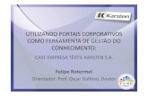 UTILIZANDO PORTAIS CORPORATIVOS COMO FERRAMENTA DE dsc.inf.furb.br/arquivos/tccs/apresentacoes/TCC...¢ 