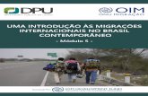 Uma introdução às migrações internacionais no Brasil ... · Uma introdução às migrações internacionais no Brasil contemporâneo Expediente Curso elaborado por Tatiana Chang
