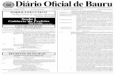 1 Diário Oficial de Bauru · 2013-10-16 · 2 DIÁRIO OFICIAL DE BAURU QUINTA, 17 DE OUTUBRO DE 2.013 um ângulo interno de 103º50’51”, e numa distância de 14,35 metros até