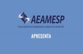 Apresentação do PowerPoint - AEAMESP · especialistas das áreas de planejamento e controle, projetos, infraestrutura e obras, logística, compras, planejamento estratégico, engenharia,