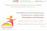 PANORÂMICA EM ORTUGAL - IMT, I. P€¦ · 10-04-2012 16 Planos de Mobilidade 1 universidade e 2 hospitais - Coimbra SanusMobilis Planos de Mobilidade para o Cluster da Saúde em