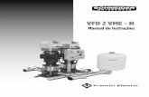 VFD 2 VME - N · Antes de iniciar a instalação elétrica certifique-se de que a energia da rede está desligada e que não existe o risco de ser religada acidentalmente. • A instalação