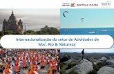 Internacionalização do setor de Atividades de Mar, Rio ... · Reforçar a criação de conteúdos (marketing de conteúdos): texto, fotos, vídeo e cruzamento de motivações; Monitorização