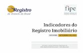 INFORME SETEMBRO DE 2019 · sobre o volume de transferências de imóveis registradas em Maringá (PR) e Joinville (SC). Finalmente, para São Paulo (SP), o informe também acompanha