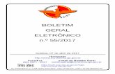 BOLETIM GERAL ELETRÔNICO n.º 55/2017 - Goiás digital · goiânia, 07 de abril de 2017 - boletim geral eletrÔnico n.º 55/2017 11, da lei n. 18.305 de 30 de dezembro de 2013 e