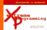 Java eXtreme Programming - Argo Navisargonavis.com.br/palestras/xp/xp.pdf · Passos de refatoramento melhoram, incrementalmente, a estrutura do código sem alterar sua função Existência