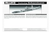Battleship Scharnhorst · Número de etapas de trabalho Numero di passaggi Antal arbetsmoment Työvaiheiden lukumäärä Antall arbeidstrinn Antall arbeidstrinn äÓÎË˜ÂÒÚ‚Ó