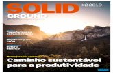 GROUND - Sandvik...Caro leitor, BEM-VINDO SOLIDreforçamos nossa oferta de sustentabilidade GROUND é uma revista sobre negócios e tecnologia da Sandvik Mining and Rock Technology,