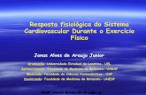Resposta fisiológica do Sistema Cardiovascular Durante o … · 2016-02-13 · Prof. Jonas Alves de Araújo Jr. • Constituído por nervos motores que conduzem impulsos do sistema