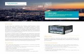 Características do dispositivo · O gravador de qualidade de energia multifuncional Sicam Q100 é utilizado para aquisição, visualização, análise e trans-missão de variáveis