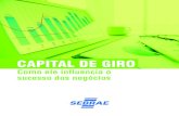 CAPITAL DE GIRO - Sebrae RS€¦ · Prazo médio pagamento vendas fornecedores Compra de produtos / matéria-prima Pagamento Fornecedores Vendas Recebimento das Vendas O ciclo financeiro
