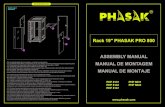 13 15 ASSEMBLY MANUAL MANUAL DE MONTAGEM MANUAL … · MANUAL DE MONTAGEM MANUAL DE MONTAJE Rack 19" PHASAK PRO 800 PHP 8137 PHP 8142 PHP 8147 PHP 8837 PHP 8842. (6). Install the