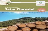 INFORMATIVO Setor Florestal nº 192 · 1 e 2 que esses produtos florestais são divididos em três categorias: madeiras in natura e semi-processadas procedentes de florestas planta-das
