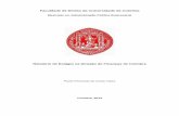 Faculdade de Direito da Universidade de Coimbra...das suas atribuições, à prestação de apoio, esclarecimento e serviços de qualidade aos contribuintes; Realizar e promover a