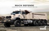 MACK DEFENSE...percorre do início ao fim do caminhão basculante pesado M917A3 Mack Defense. Isso fornece os recursos ideais de carga útil e resistência. Desenvolvidas por engenheiros