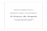 British-Angola Forum Relatório sobre a Conferênciaarchive.niza.nl/docs/200409101446148257.pdf · 1Em direcção a uma paz sustentável: um desafio para Angola e para a comunidade