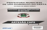 ORGANIZADOR - Idecan · ARTESÃO CAPS - 5 - Prova aplicada em 26/05/2013 – Disponível no site a partir do dia 27/05/2013 15 Luíza, antiga moradora do município de Boa Sorte,