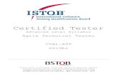 Certified Tester · 2020-06-08 · ISTQB® Advanced Level Syllabus CTAL Agile Technical Tester Versão 2019br Página 8 de 40 conteúdo não é passível de exame, além do que é