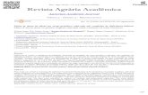 Revista Agrária Acadêmica · 2020-06-17 · Resumo Objetivou-se avaliar a influência da adubação silicatada na produção de sorgo granífero cultivado sob condições de deficiência