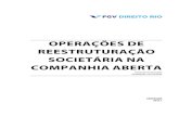 FGV DIREITO RIO - OPERAÇÕES DE ......Documento: 16069553 - RELATÓRIO, EMENTA E VOTO - Site certificado Página 1 de 10 oPerações de reestruturação soCietária Na ComPaNhia aberta
