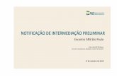 NOTIFICAÇÃO DE INTERMEDIAÇÃO PRELIMINAR - ANS · 2019-10-04 · Encontro ANS São Paulo Érica Vanetti Schiavon Gerente de Atendimento, ... antes da lavratura do auto de infração