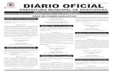 DIÁRIO OFICIAL - Arapongas · DIÁRIO OFICIAL PREFEITURA MUNICIPAL DE ARAPONGAS QUARTA-FEIRA - 27/03/2013 PORTARIA nº. 195/13 de 18 de março de 2013. ANTONIO JOSÉ BEFFA, Prefeito