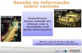 Sessão de informação sobre vacinas - Sabin Ligia.pdf · Total de doses aplicadas de Imunobiológicos, segundo tipo e ano. Município de São Paulo 2004 a 2011* 0 2.000.000 4.000.000